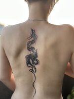 登り龍のtattoo