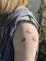 折り鶴tattoo☆M様