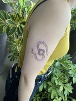 理想通りの♡白ヘビtatto