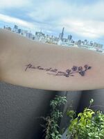 理想通りのtattooが入れられて大満足です！