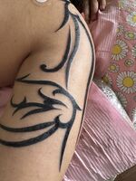 腕tattoo　トライバル