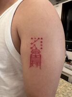 腕tattoo　護符