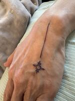 手の甲におしゃれtattoo