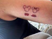 Mickey&Minnie　Disneytattoo
