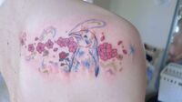 肩tattoo　ペンギン