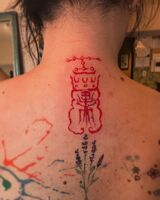 首裏Tattoo　護符