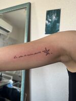 二の腕Tattoo　パプアニューギニアから一時帰国