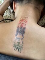 首裏Tattoo　護符　かわいい