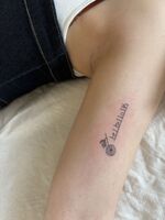 腕Tattoo　サンスクリット語　プラーナーヤーマ