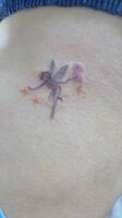 太ももTattoo　妖精さん