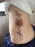 脇腹Tattoo　護符の生徒さんです。