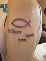 腕Tattoo　グラデーションマーク　嬉しい