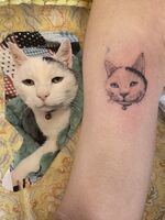 腕Tattoo　飼い猫ちゃん