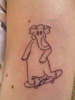 ゾウさんとレタリング