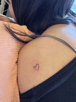 肩＆腕Tattoo　ハートとスマイル　リピとご紹介ありがとう