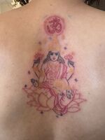 背中Tattoo　ラクシュミー　霊気レッスンへ次のステップ