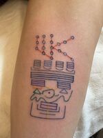 腕Tattoo　護符　長野から