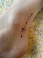 初Tattoo　蝶　ハート　キラメキ